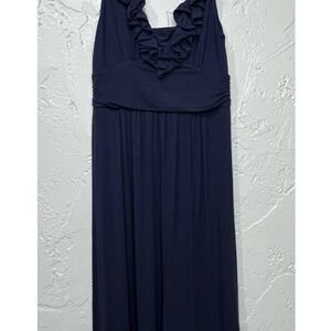 Lilly Pulitzer Blue Halter Maxi Dress for Cocktail Events